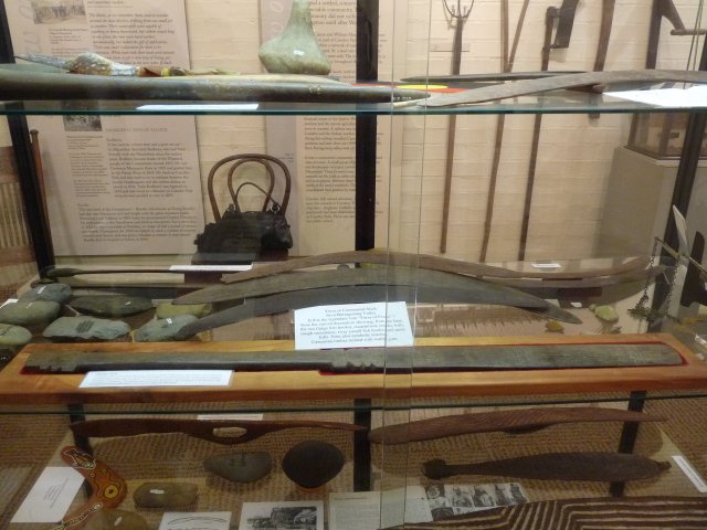 Artefacts from Burragorang Valley courtesy of Camden Museum 